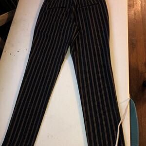 Scotch & Soda Amsterdam Couture Men's Navy Stripe Dress Pants Skinny 28 x 32